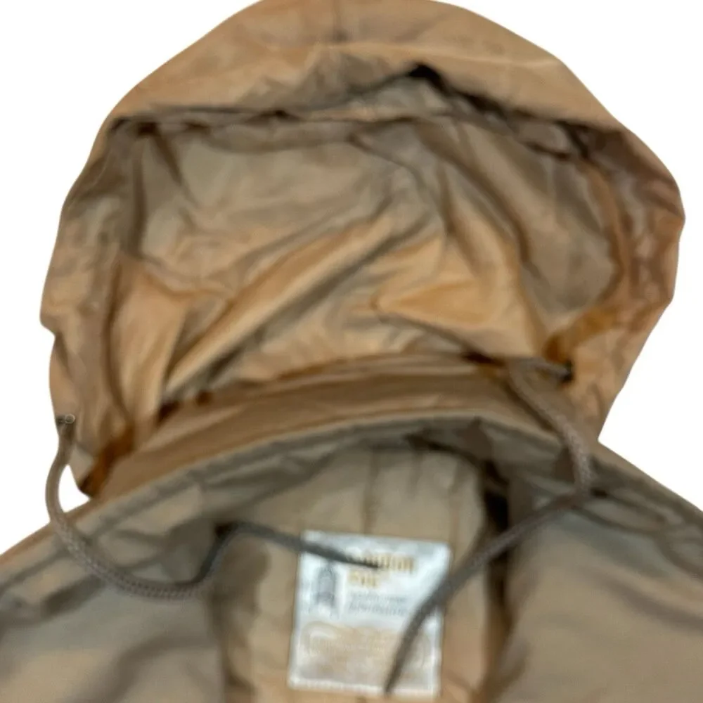 Vintage 80s London Fog Parka 40R Quilted Hooded Coat Big Ben‎ Zip Korea